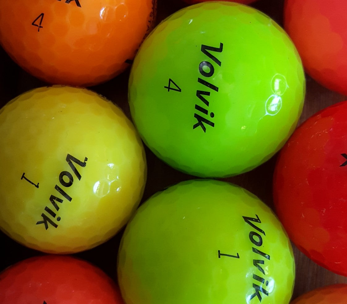 12 Balles VOLVIK CRYSTAL en couleur